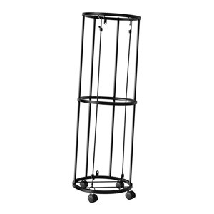 Ioensy - Soporte De Bola Vertical, Soporte De Exhibición De Cesta, Estante De Almacenamiento De Pelota De Baloncesto De Metal