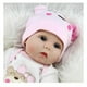 thumbnail image 3 of Juguete Muñeca Realista 55cm Pijama Rosado Infantil, 3 of 6