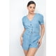 thumbnail image 1 of Conjunto Top Y Shorts Denim Botones Al Frente, 1 of 7