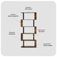 thumbnail image 5 of Librero Biblioteca Book 5 Relan Estilo Industrial Simil Madera, 5 of 7