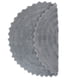 thumbnail image 3 of Alfombra de baño DII Crochet Collection reversible redonda gris, 3 of 7