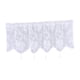 thumbnail image 2 of Cenefa de cortina para ventana, aislante térmico, oscurecedor, con bolsillo para varilla, para habitación infantil, dormitorio, estilo rústico, baño. W blancas, 2 of 5