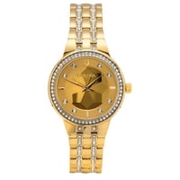 Bulova - Reloj Classic Crystal Phantom Para Mujer, Acero Inoxidable, Esfera Champagne, 97L176