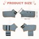 thumbnail image 2 of Uxcell Abrigo de Secado para Perros, Batas para Perros para Después del Baño, Bata de Baño Súper Absorbente Toalla Suave Ajustable, (L, Gris y Ribete Naranja), Para Secado Rápido y Calor para Mascotas, 2 of 7