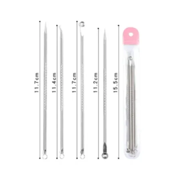 German Ultra-fine No. 5 Cell Pimples Blackhead Clip Tweezers Beauty Face Health Salon Special blackhead remover Acne Needle Tool