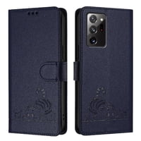 Funda Tipo Cartera Foxdock Para Samsung Galaxy Note 20 Ultra Con Soporte, Ranuras, Rfid, Diseño De Gato