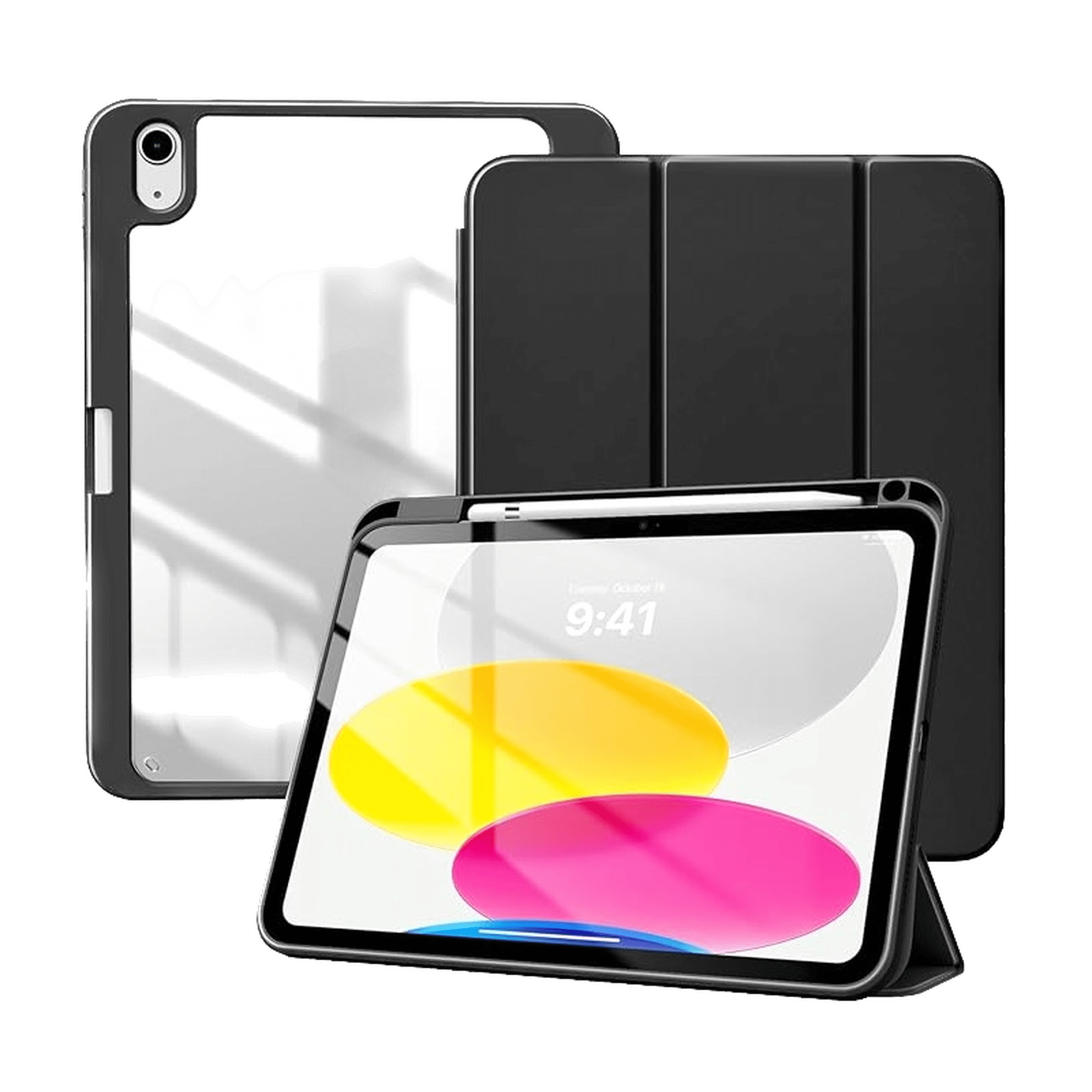 Global Movil Mr - Carcasa Funda Transparente Con Ranura Lapiz Para Ipad 11 Gen A16