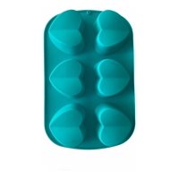 Genérico - Molde Silicona Moldes Silicona Reposteria Corazon Partido