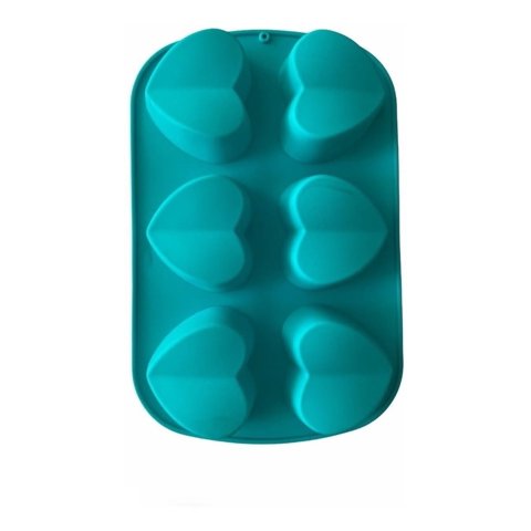 Genérico - Molde Silicona Moldes Silicona Reposteria Corazon Partido