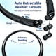 thumbnail image 5 of Auriculares ZHAOGE inalámbricos con banda para el cuello Bluetooth IPX5 negro, 5 of 7