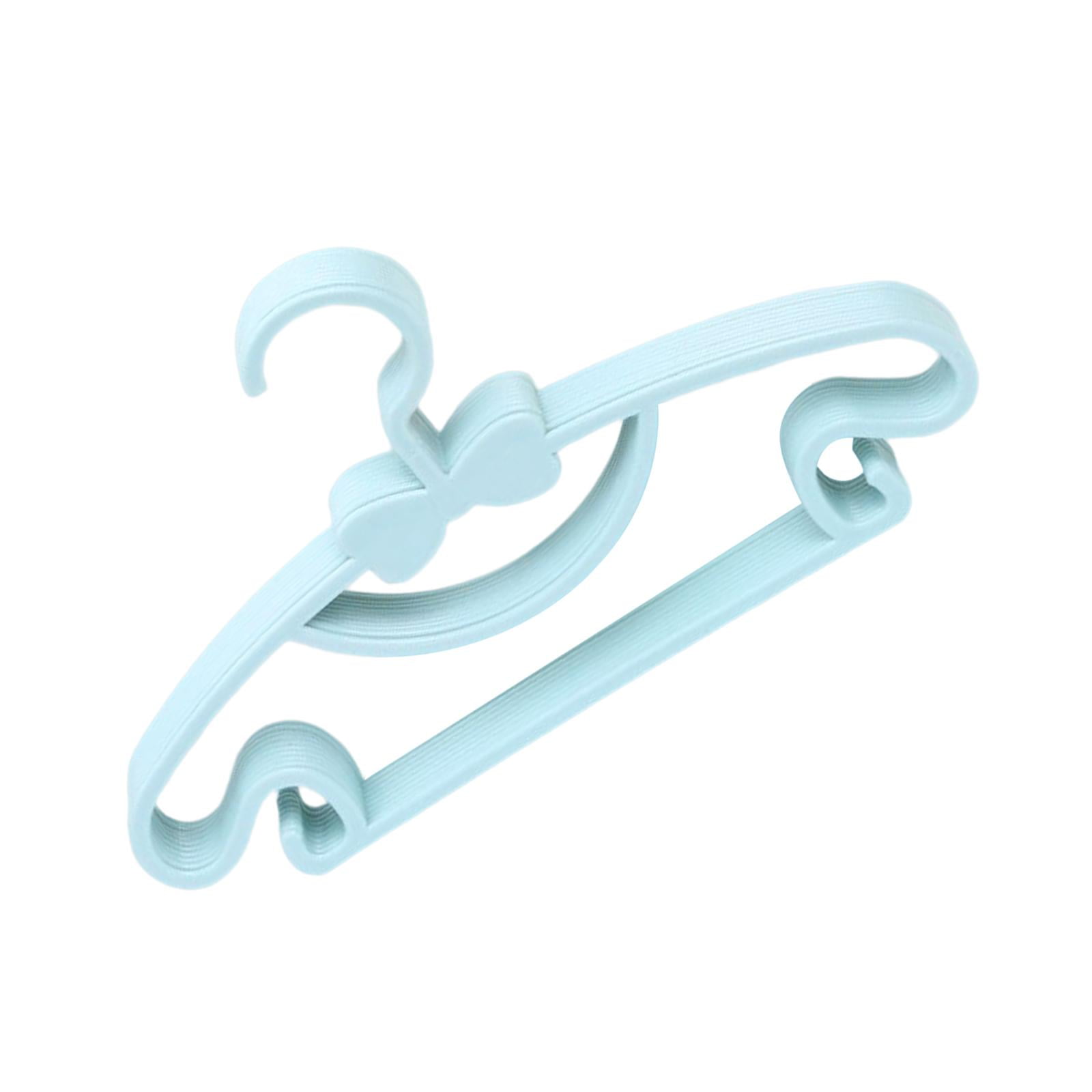 Bothyi - 10x Colgador De Ropa Para Niños Secadora De Ropa Para Ropa Camisas Vestidos Azul