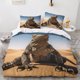 thumbnail image 2 of Lizard 3 Piece Set, 3D Printed Bedding, Pillowcase, Hidden Zip, AI Animals Microfibre Duvet Cover for Adults And Children, 2 of 3