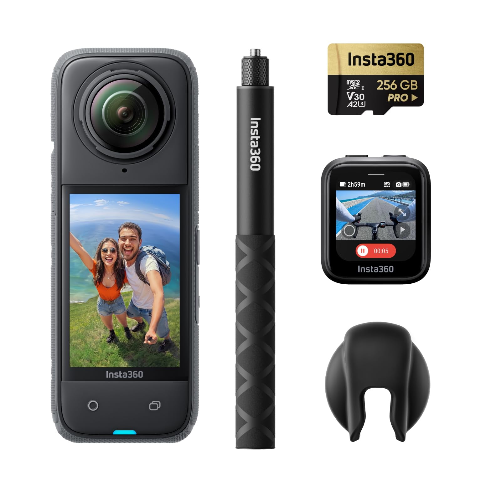 Cámara De Acción 360 Insta360 X4 Gps 8k, Impermeable, Vídeo 4k