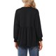 thumbnail image 3 of Sudadera de Maternidad INSPIRE CHIC Imperio Manga Larga Blusa Línea A Otoño Invierno Tops de Embarazo de Gran Tamaño M Negro, 3 of 6