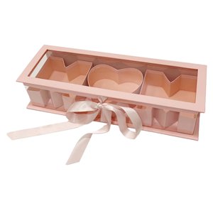Magideal - Caja De Flores Vacía Con Forma De Letra Para Mamá, Caja De Regalo De Recuerdo Rellenable, Cartón Para El Día De La Madre, Embalaje Floral Premium Para Rosa