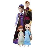 Set De 4 Figuras De Acción Mattel Frozen Familia Real