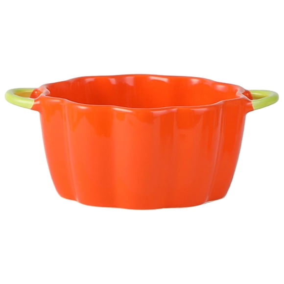 Cuenco De Sopa De Cerámica De Calabaza, Cuenco Con Forma De Calabaza De Porcelana Para Cocina, Halloween, Dos Colores