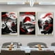 thumbnail image 1 of 3pcs Frameless Japanese Natural Landscape Canvas Painting, Black And Red Posters, Vintage Ink Art Wall, Art Prints, For Living Room Bedroom Home Decor, No Frame, 1 of 5