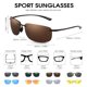thumbnail image 5 of Gafas de sol deportivas JIM HALO Polarized TR90 sin montura para hombre y mujer, 5 of 9