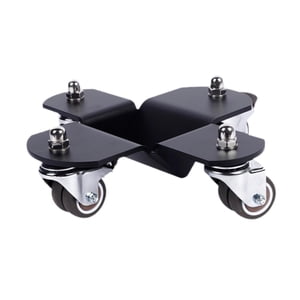 Magideal - Carrito De Piano Con Ruedas Móviles Y Freno, Resistente Y Práctico, Con 4 Ruedas Silenciosas Para Electrodomésticos, Sofás Y Estanterías.