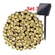 thumbnail image 1 of Set 3 Luces Solares Guirnalda Calida 10 Metros 100 Led Calido, 1 of 3