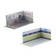 thumbnail image 2 of 2 Piezas 1:32 Estacionamiento Modelo Coche Diecast Garaje Para Diorama StyleM, 2 of 5