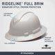 thumbnail image 2 of Casco Ridgeline de Visera Completa Blanco con Trinquete de 6 Puntos, 2 of 2