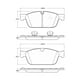 thumbnail image 2 of Pastillas Freno para auto Mercedes Benz GLE63 AMG S 2012-2019 Delanter, 2 of 4