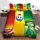 thumbnail image 1 of Inside Out The Five Emotions Of Riley Split Artwork Quilt Duvet Cover Set3-Piece Bedding Set, 1 of 5