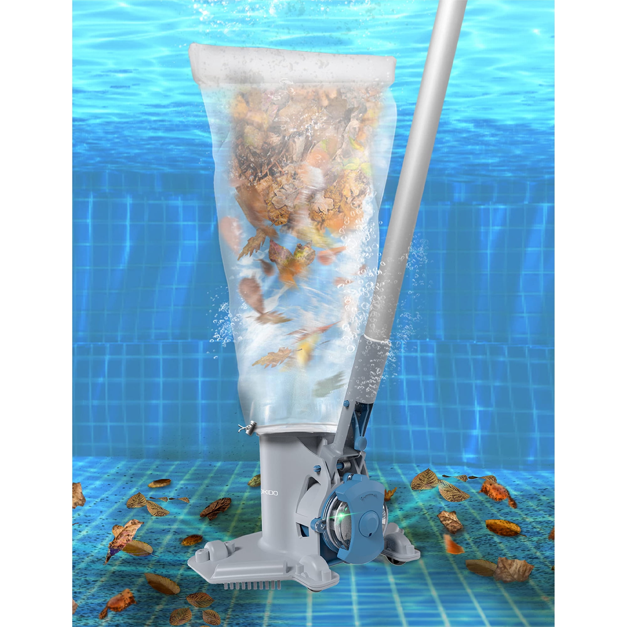 Aspiradora Para Piscina Kokido Xtrovac 410 Inalámbrica, Autonomía De 75 Min