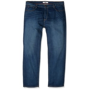 Vaqueros Tommy Hilfiger, Grandes Y Altos, De Corte Holgado, Elástico, Lavado Oscuro