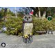 thumbnail image 2 of Escultura solar de búho Ugold de 43 cm con sensor de movimiento y gorro navideño, 2 of 6