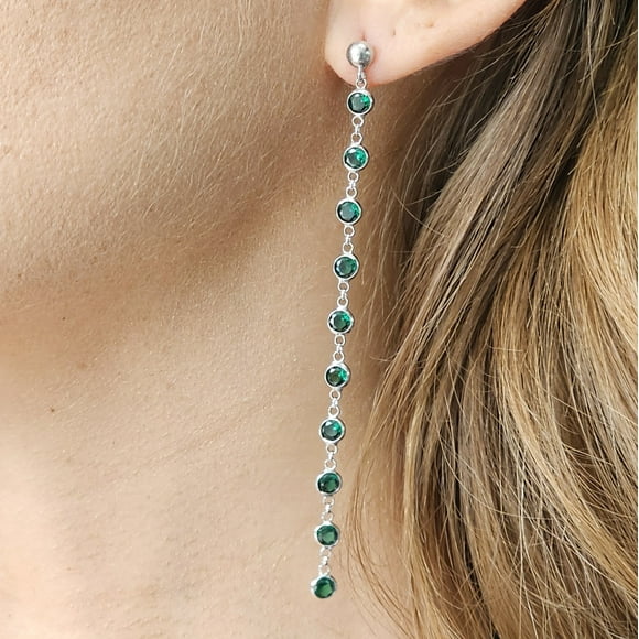 Aro Dafna Yesil Plata 925