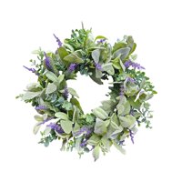 Bothyi - Corona De Primavera Para Puerta Delantera De 16 Pulgadas, Decoración De Pared Realista Para Exteriores E Interiores