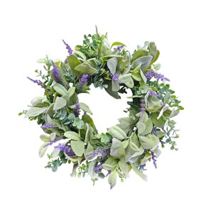 Bothyi - Corona De Primavera Para Puerta Delantera De 16 Pulgadas, Decoración De Pared Realista Para Exteriores E Interiores