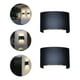 thumbnail image 1 of Pack X2 Lampara Led Focos Exterior Pared 4w Luz Cálida 3500k, 1 of 5