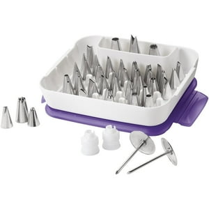 Set Piping Tip Wilton Para Decoración De Tartas Y Magdalenas, 55 Piezas