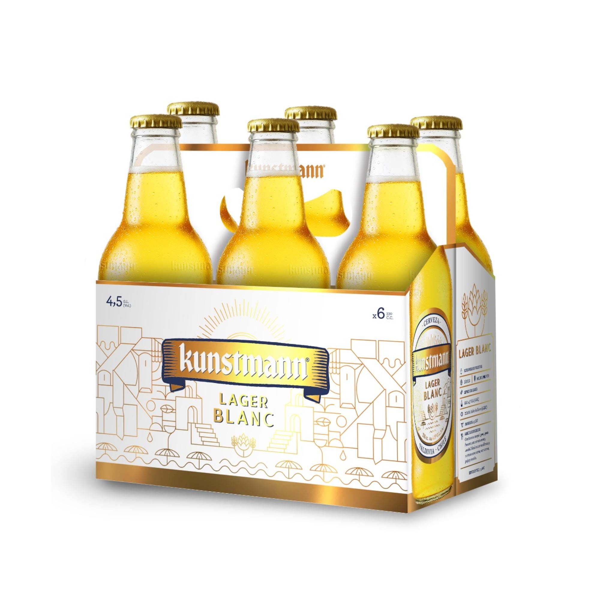 Cerveza Lager Blanc 4.5° Pack Botella 6 Un Kunstmann