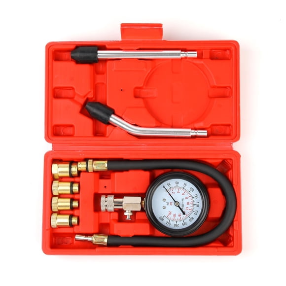 Kit De Comprobador De Compresión 8 Piezas Para Motor De Gasolina