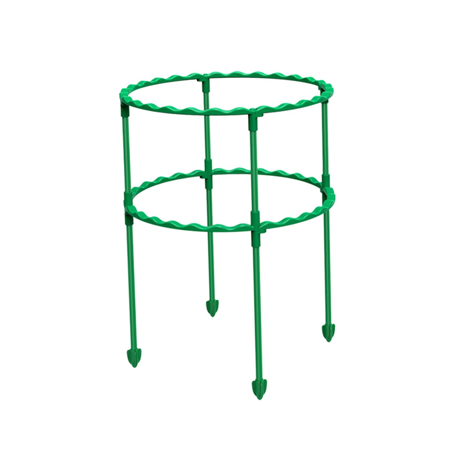 Ioensy - Jaula De Cultivo De Tomate, Estacas De Soporte Para Plantas De Jardín Para Plantas En Maceta, Macetas De Vid, Doble Capa, 25cm