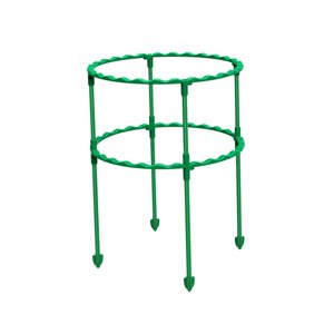 Ioensy - Jaula De Cultivo De Tomate, Estacas De Soporte Para Plantas De Jardín Para Plantas En Maceta, Macetas De Vid, Doble Capa, 25Cm