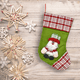 thumbnail image 2 of 4 Botas Navidad Arpillera 25 Cm Variedades (4 unidades), 2 of 3