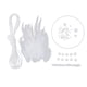 thumbnail image 1 of Dream Catcher DIY Material Kits Bucle De Hierro, Cordón De Gamuza, Pluma, Cuentas Blancas, 1 of 5