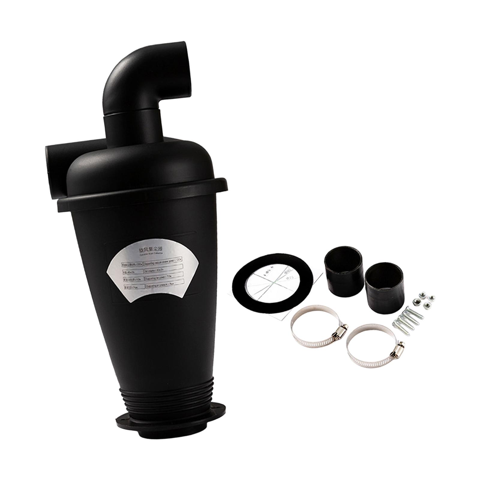 Bothyi - Colector De Polvo Ciclónico Fácil De Instalar Para Desechos De Construcción De Aglomerado De Arena Negro