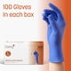 thumbnail image 5 of Guantes de nitrilo para exámenes, sin polvo, 100 unidades, para uso médico, 5 of 6