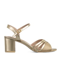 Sandalia Taco Dorado Fiesta Weide Qiu257