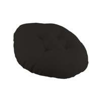 Magideal - Cojín Para Silla De Patio De 40Cm, Superficie Impermeable, Cojín Grueso Para Asiento, Cojín Para Hamaca Para Jardín, Silla Tipo Huevo, Cojín De Cocina Negro