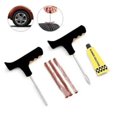 Tomasstore - Kit Reparacion Pinchazos Neumaticos De Emergencia Auto Motos