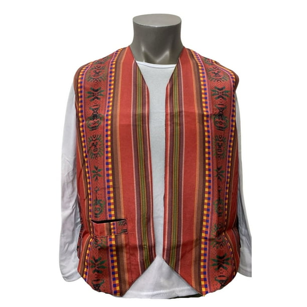 Chaleco Bolero Nortino Colores Juvenil Traje Típico Fiestas Patrias