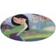thumbnail image 1 of Mulan: Princesa de Disney Alfombra Redonda de Felpa Coral, Antideslizante, No Desprende Pelusas, Lavable y Duradera para Salón, Dormitorio y Habitación de Niños 60cm, 1 of 6